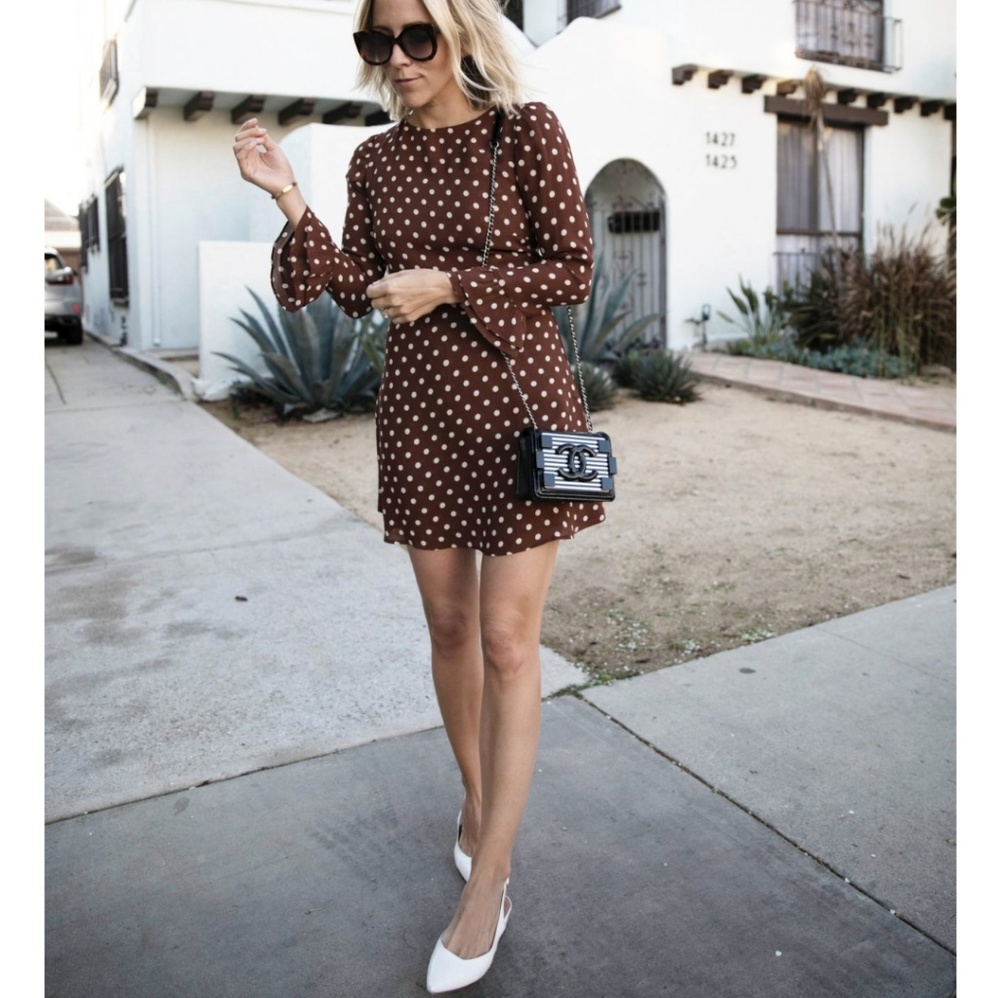🆕️🔥Reformation Polka Dot Finch Dress🔥 - Picture 1 of 8